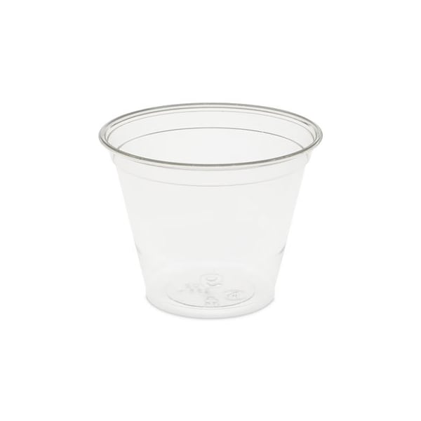 Pactivcorp Pactiv, EARTHCHOICE RECYCLED CLEAR PLASTIC COLD CUPS, 9 OZ, 975PK YP9C - main